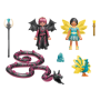 Crystal Fairy si Bat Fairy cu animalul de suflet
